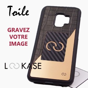 COURBE CUIR TOILE GRAVURE